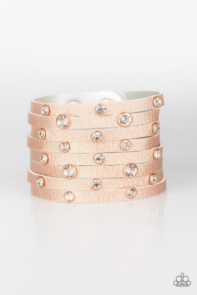 Paparazzi Bracelet ~ Go-Getter Glamorous - Copper