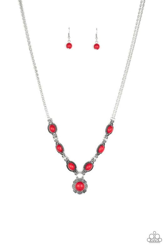 Paparazzi Necklace ~ Desert Dreamin - Red