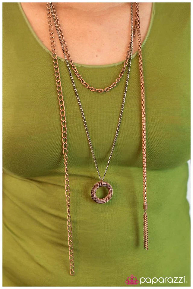 Paparazzi Necklace ~ Opening Night - Copper