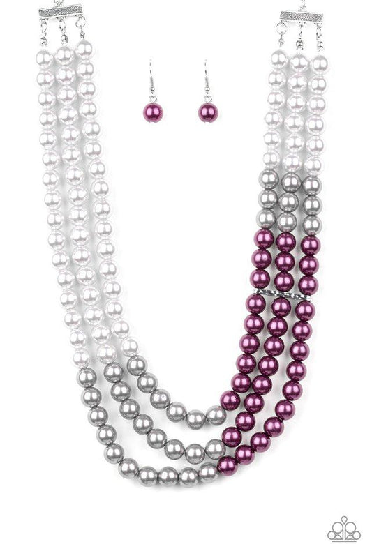 Paparazzi Necklace ~ Times Square Starlet - Purple