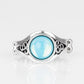 Paparazzi Ring ~ It Just Goes To GLOW - Blue