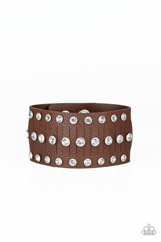 Paparazzi Bracelet ~ Now Taking The Stage - Brown