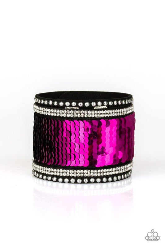 Pulsera Paparazzi ~ Las sirenas se divierten más - Rosa