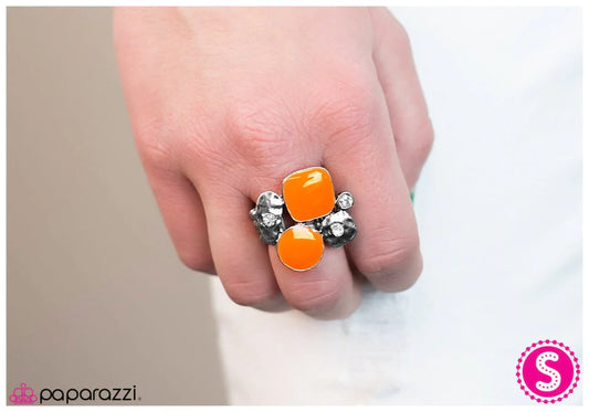 Anillo Paparazzi: ¡Simplemente hace clic! - Naranja