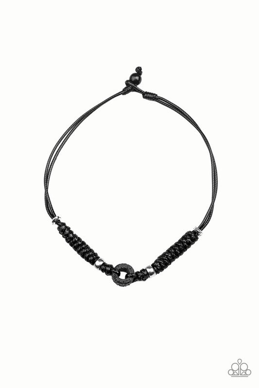 Beach Cruise - Black - Paparazzi Necklace Image