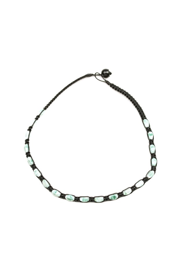 Slip and ROCKSLIDE - Green - Paparazzi Necklace Image