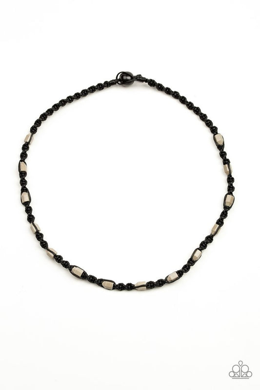 Rockin Rockslide - Black - Paparazzi Necklace Image