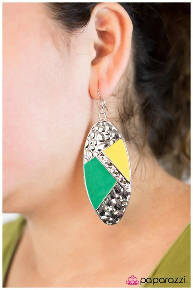 Paparazzi Earring ~ The Coast Is Clear! - Multi