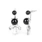 Extra Elite - Black - Paparazzi Earring Image