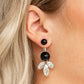 Extra Elite - Black - Paparazzi Earring Image