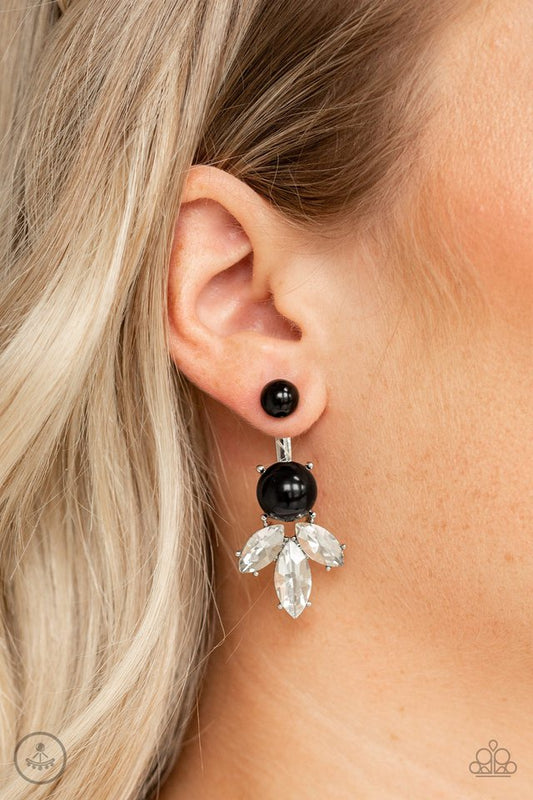 Extra Elite - Black - Paparazzi Earring Image