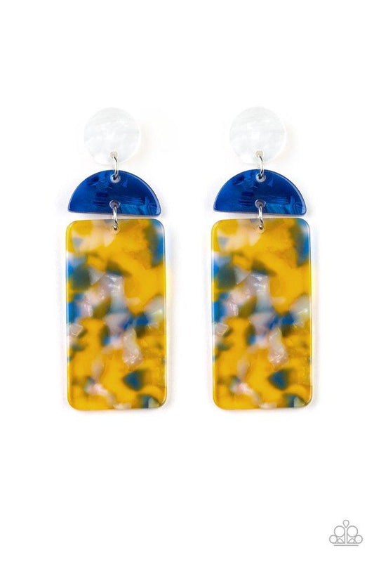 Paparazzi Earring ~ HAUTE On Their Heels - Yellow