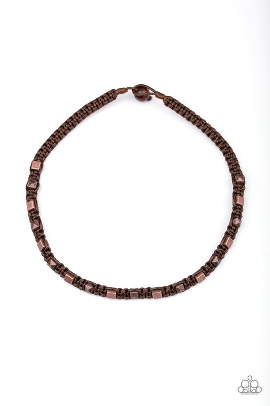 Grunge Rush - Brown - Paparazzi Necklace Image