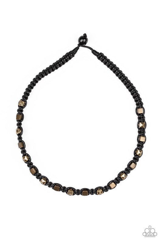 Grunge Rush - Black - Paparazzi Necklace Image