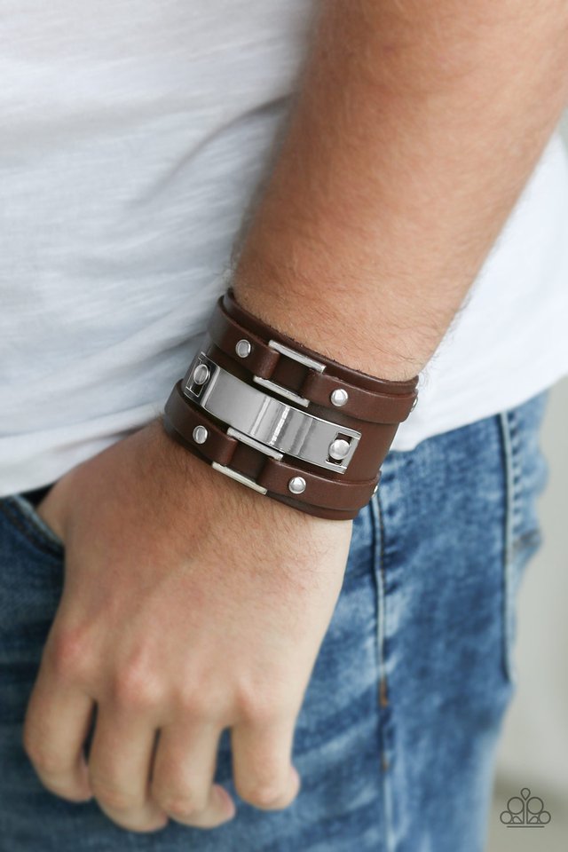 Paparazzi Bracelet ~ Rural Ranger - Brown – Paparazzi Jewelry | Online ...