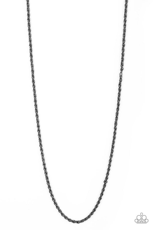 The Go-To Guy - Black - Paparazzi Necklace Image