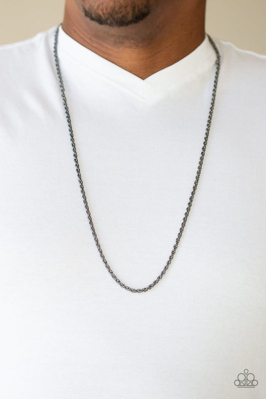 The Go-To Guy - Black - Paparazzi Necklace Image