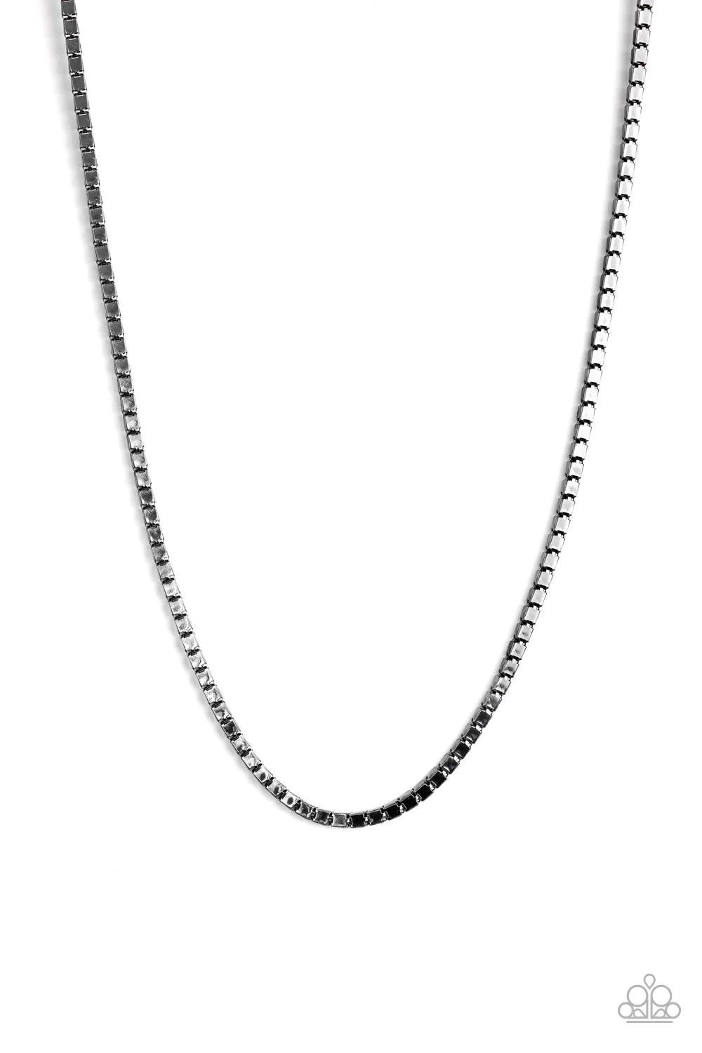 Paparazzi Necklace ~ Boxed In - Black