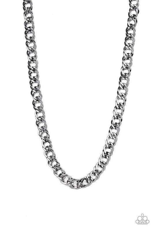 Paparazzi Necklace ~ Undefeated - Black