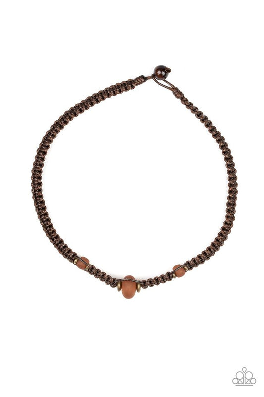 Maui Beach - Brown - Paparazzi Necklace Image