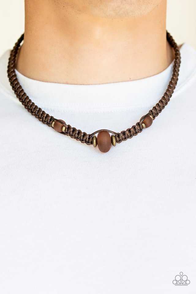 Maui Beach - Brown - Paparazzi Necklace Image