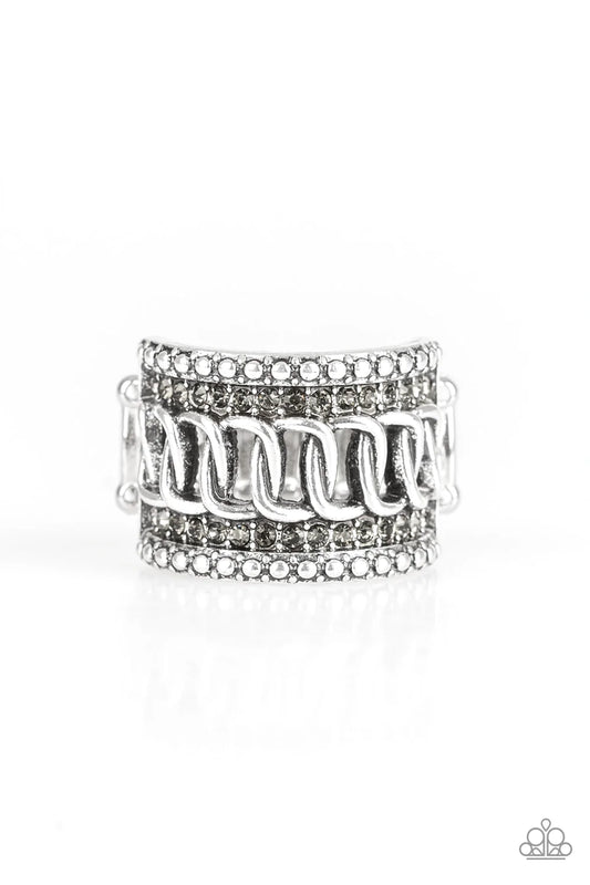 Paparazzi Ring ~ Out For The Count  - Silver