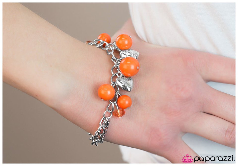 Paparazzi Bracelet ~ We Belong Together - Orange