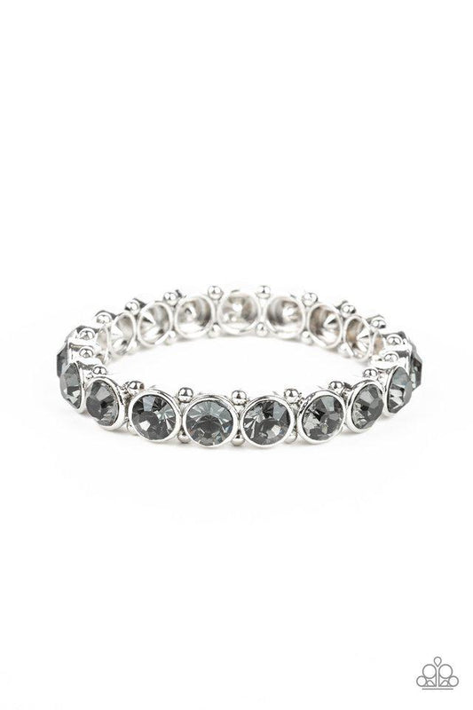 Paparazzi Bracelet ~ Sugar-Coated Sparkle - Silver