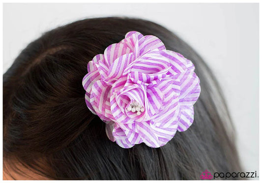 Paparazzi Hair Accessories ~ Earning My Stripes - Purple