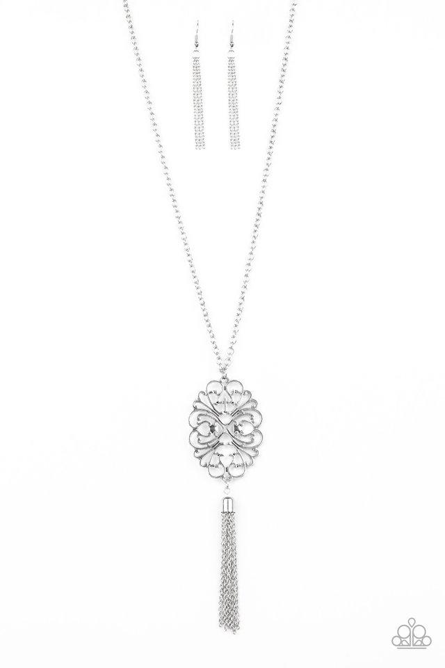 Paparazzi Necklace ~ A MANDALA Of The People - Silver