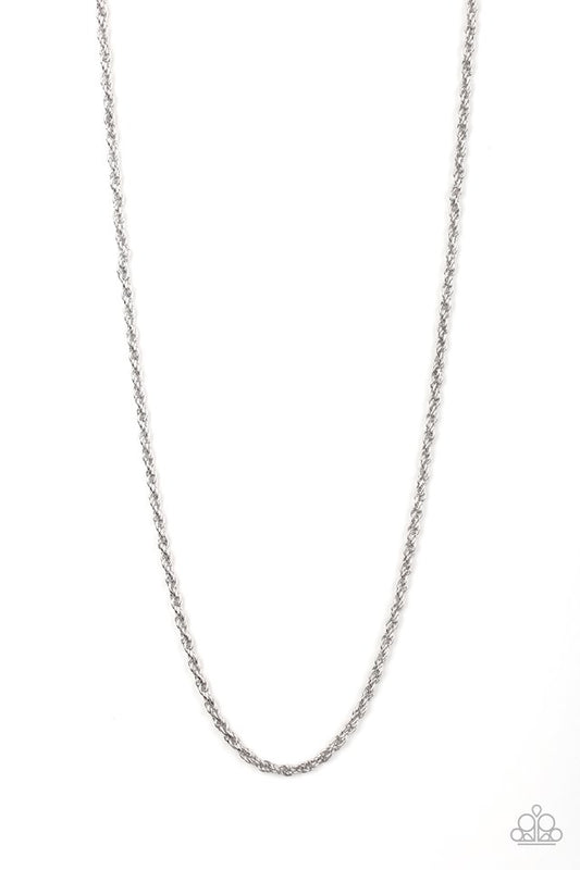 The Go-To Guy - Silver - Paparazzi Necklace Image