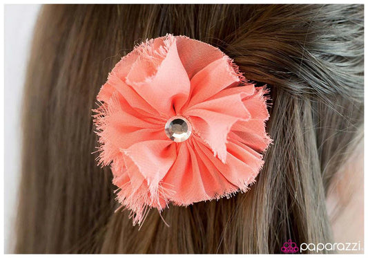 Accesorios para el cabello de paparazzi ~ Estoy muy desgastada - Naranja