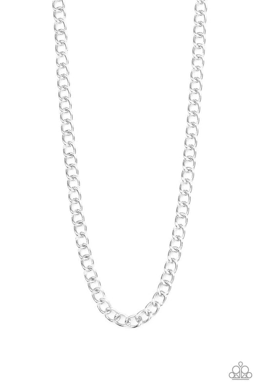 Paparazzi Necklace ~ Full Court - Silver
