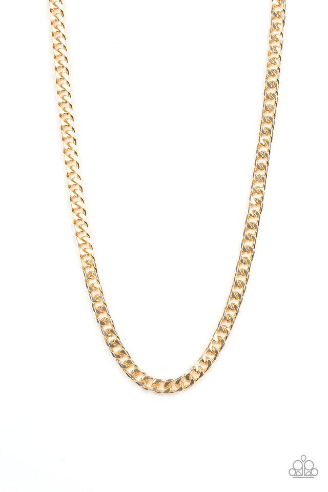 Paparazzi Necklace ~ The Game CHAIN-ger - Gold