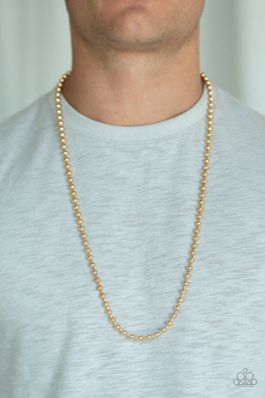 Cadet Casual - Gold - Paparazzi Necklace Image