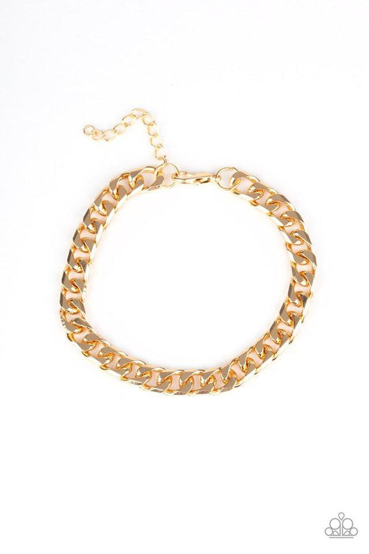 Paparazzi Bracelet ~ Take It To The Bank - Gold