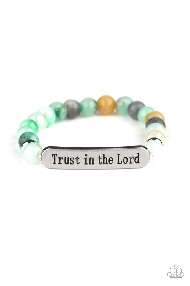 Paparazzi Bracelet ~ Trust Always - Green