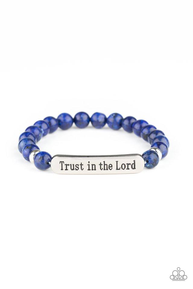 Pulsera Paparazzi ~ Trust Always - Azul