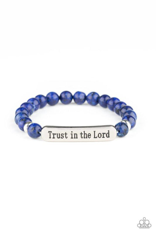 Paparazzi Bracelet ~ Trust Always - Blue