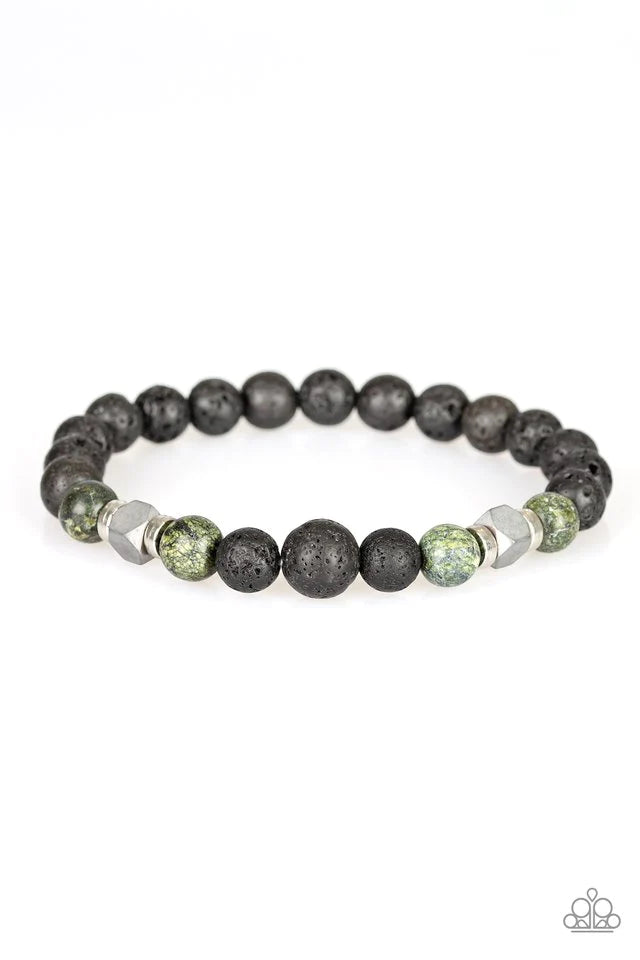 Paparazzi Bracelet ~ Strength - Green