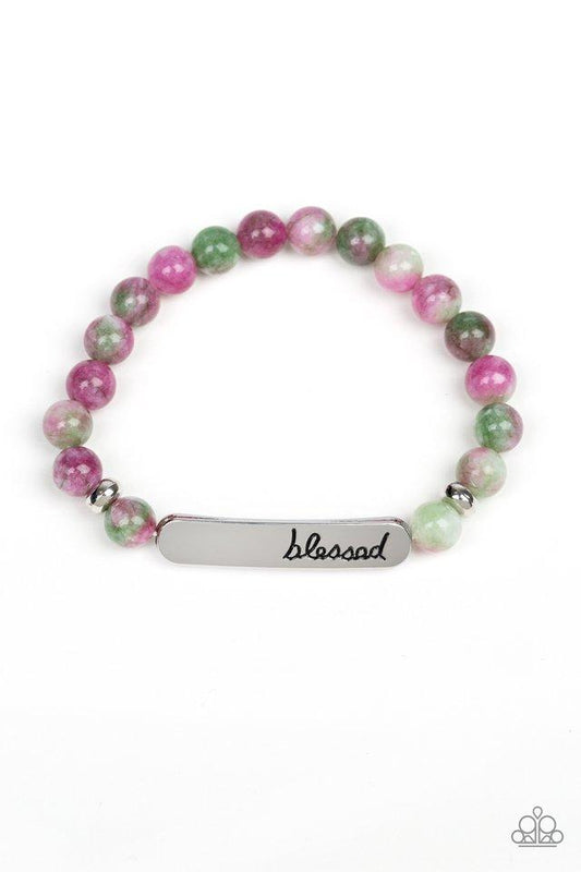 Paparazzi Bracelet ~ Simply Blessed - Purple