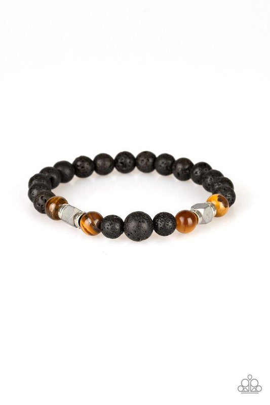 Paparazzi Bracelet ~ Strength - Brown