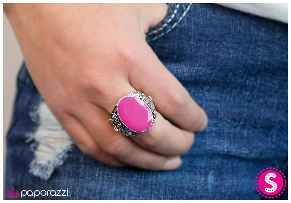 Anillo Paparazzi ~ Centro muerto - Rosa