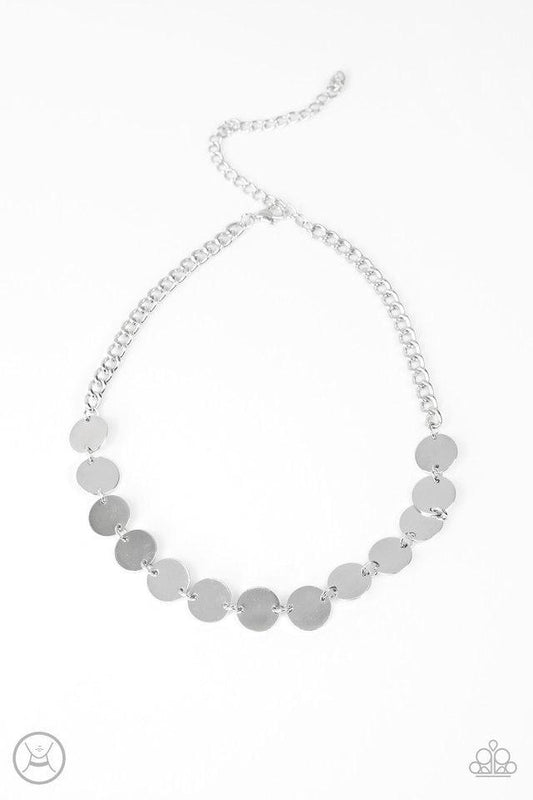 Paparazzi Necklace ~ Faster Than SPOTLIGHT - Silver