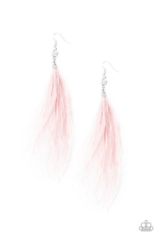 Paparazzi Earring ~ The SHOWGIRL Next Door - Pink