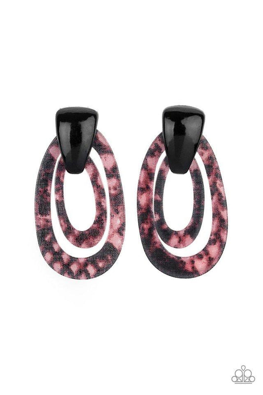 Paparazzi Earring ~ The HAUTE Zone - Multi