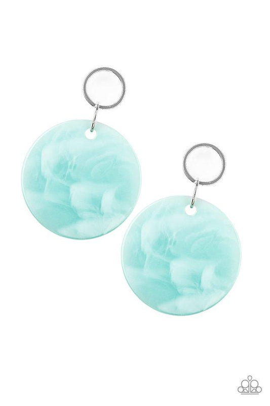 Paparazzi Earring ~ Beach Bliss - Blue