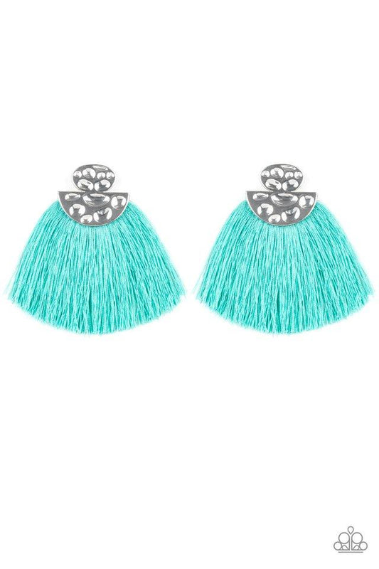 Paparazzi Earring ~ Make Some PLUME - Blue