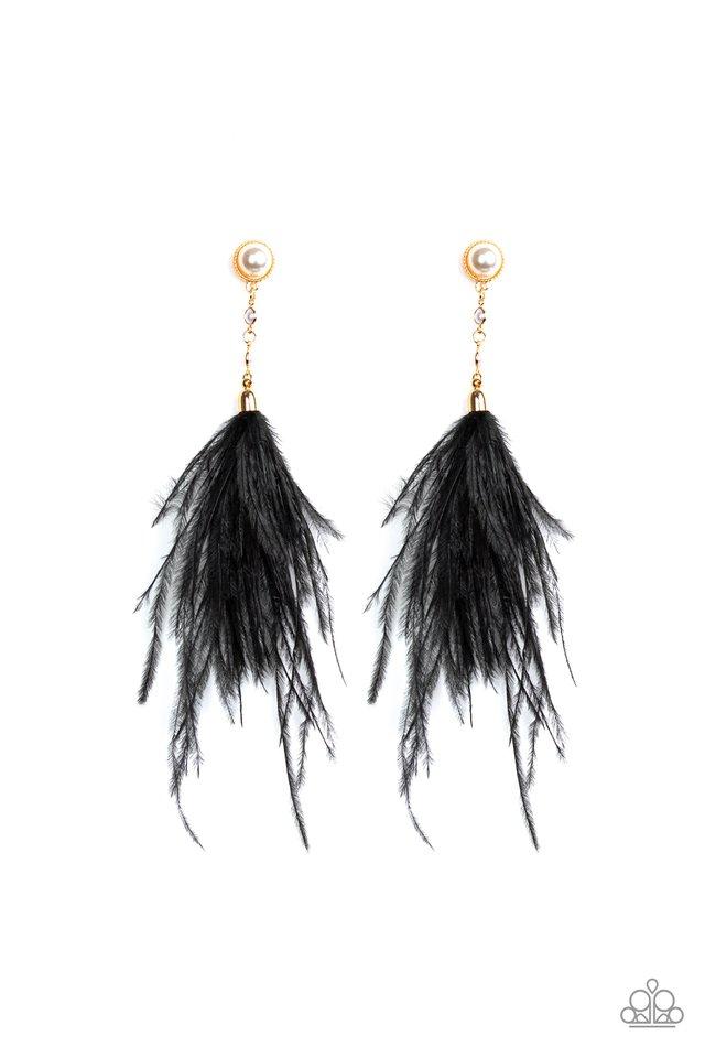 Paparazzi Earring ~ Vegas Vixen - Black