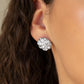 Diamond Daze - White - Paparazzi Earring Image